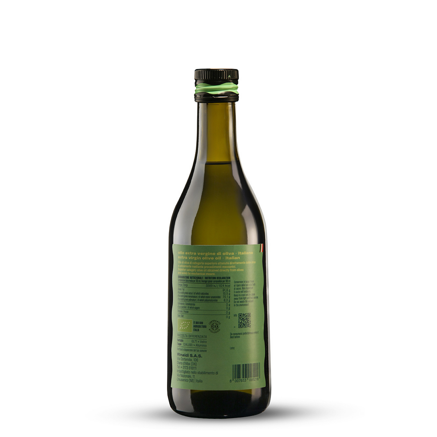 Olio extra vergine di oliva BIO 0,5l - MERIGGIO