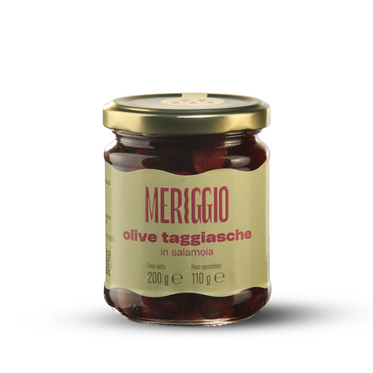 Olive taggiasche in salamoia 200g - MERIGGIO