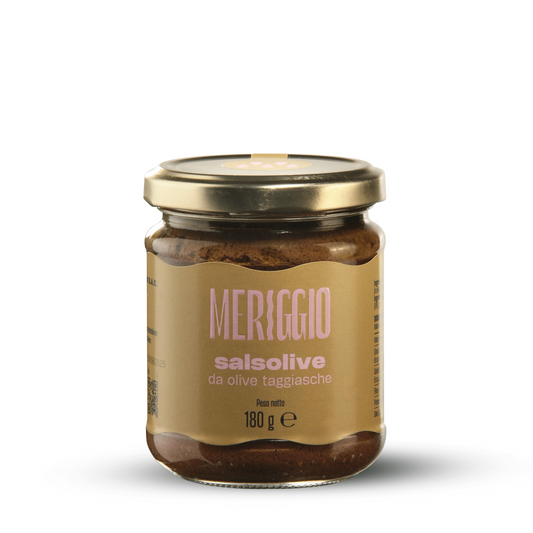 Paté di olive taggiasche "Salsolive" 180g - MERIGGIO