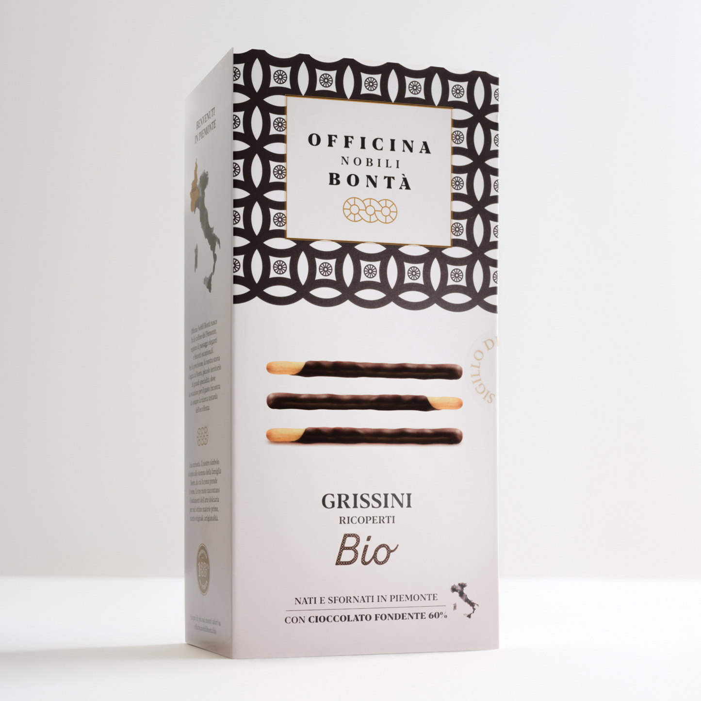 Grissini ricoperti al cioccolato BIO 150g - Officina Nobili Bontà